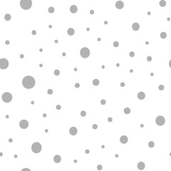 Dots Background with irregular, chaotic circles. Points seamless texture pattern.