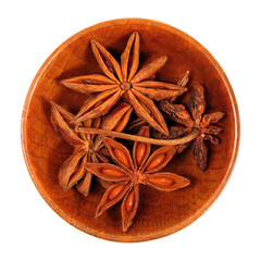 star anise and cinnamon