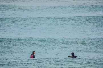 bodyboard waiting for the waves