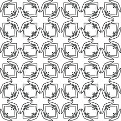 Vector geometric pattern. Repeating elements stylish background abstract ornament for wallpapers and 
backgrounds. Black and white colors