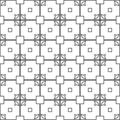 Vector geometric pattern. Repeating elements stylish background abstract ornament for wallpapers and 
backgrounds. Black and white colors
backgrounds. Black and white colors