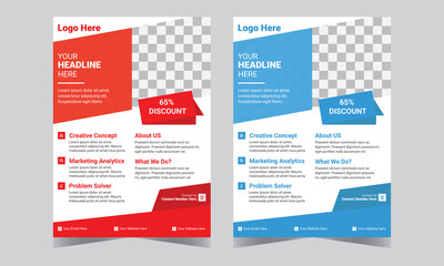 Business flyer template design