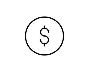 Naklejka premium Finance line icon