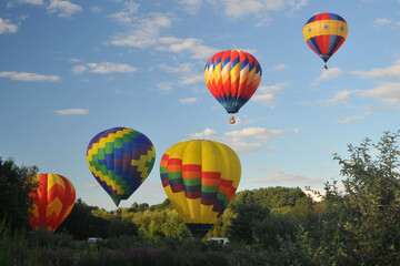 hot air balloons