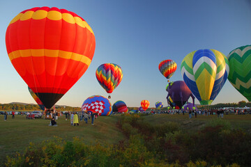 Naklejka premium hot air balloons