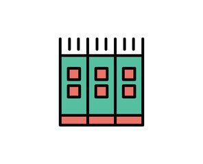 Archive premium line icon. Simple high quality pictogram. Modern outline style icons. Stroke vector illustration on a white background. 