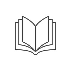 Book line icon or education concept
