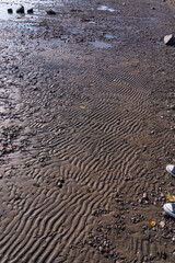 water and sand