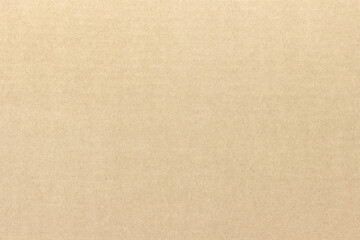 Fototapeta na wymiar Smooth plain cardboard surface. Light brown texture.