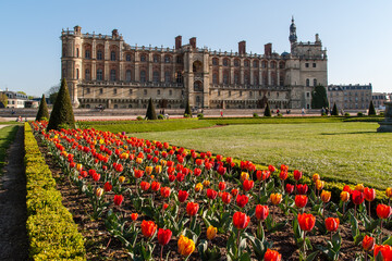 Fototapeta premium ZAMEK I PARKW SAINT-GERMAIN-EN-LAYE, FRANCJA