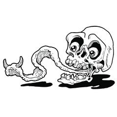 skull and crossbones vector