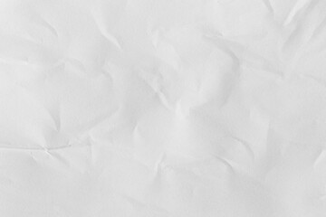 Crumpled white sheet of paper