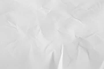 Crumpled white sheet of paper