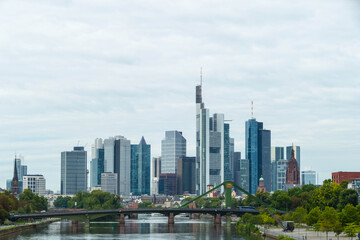 Fototapeta na wymiar Skyline Frankfurt am Main