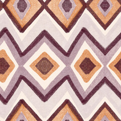 stylized ethnic pattern.