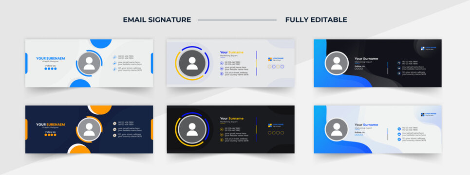 professional email signature design, email signature design template, personal email signature templates, email signature design ideas,