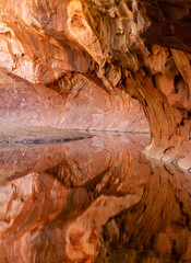 Reflections in Oak Creek outside Sedona