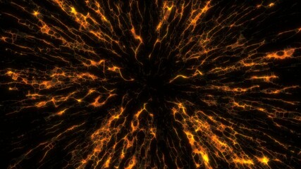 Fototapeta premium Particles shockwave turbulent vortex . Swirl sparkles explosion background