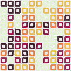 Abstract Geometric Pattern generative computational art illustration