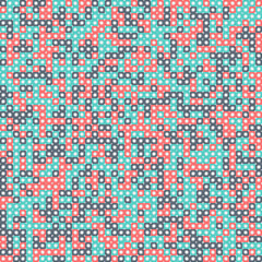 Abstract Geometric Pattern generative computational art illustration