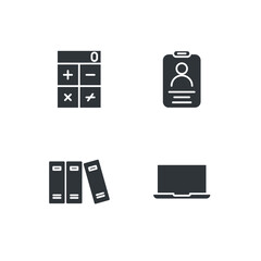 workspace set icon, isolated workspace set sign icon, vector illustration