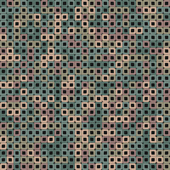 Abstract Geometric Pattern generative computational art illustration