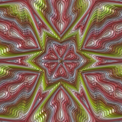 3d effect - abstract hexagonal graphic 