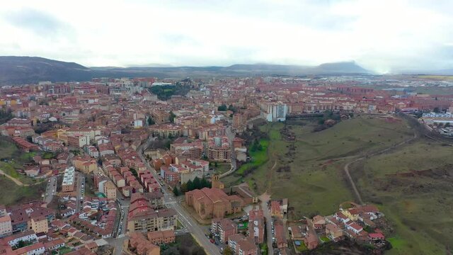 Aerial view of Soria