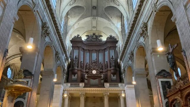 Orgue de l'&eacute;glise Saint Sulpice &agrave; Paris