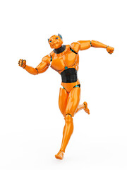 cyber tiger is running