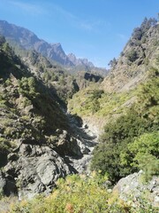 Hiking routes in the national park 