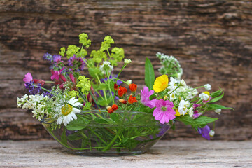 bouquet of flowers in a vase