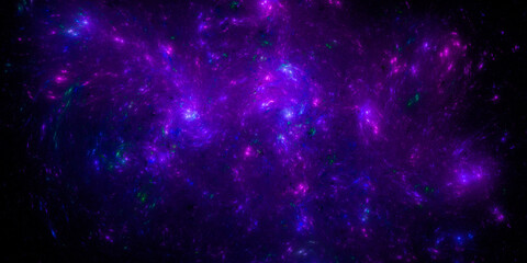 Banner Star field background . Starry outer space background texture . Colorful Starry Night Sky Outer Space background. 3D illustration
