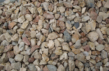 The texture is in the form of fine crushed stone.