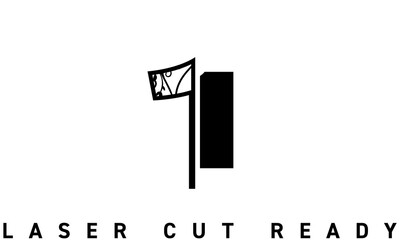 Laser cut Number 1 Ornamental Decorative Alphabet die cut cutting