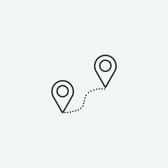 Location vector icon for web and design