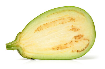 eggplant isolated on white background 