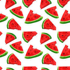 watermelon holiday. bright juicy watermelon pattern