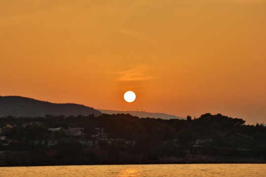 Tramonto in Grecia