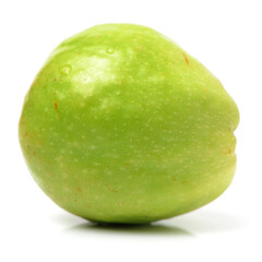 Pink guava isolated on white background