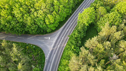 road in the field