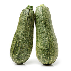 zucchini isolated on white background