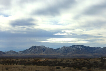 landscape with clouds