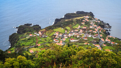 The landscape of Sao Jorge Island in the Azores © Jakub
