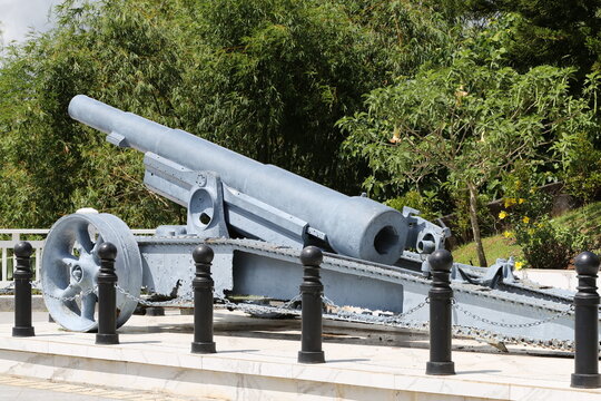 Mt. Samat, Kanone, Pilar in der Provinz Bataan, Philippinen