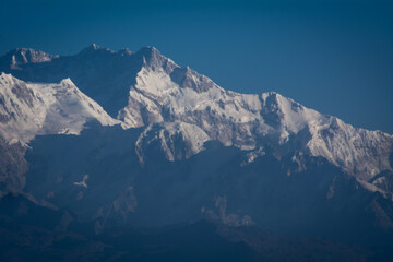 Fototapeta na wymiar Mt. Kanchenjunga close up view