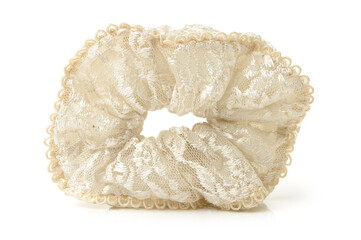 elastic band on white background 