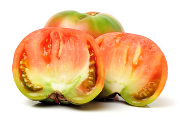 tomato on white background