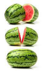 Fototapeta premium watermelon on a white
