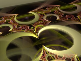 Imaginatory fractal background generated Image